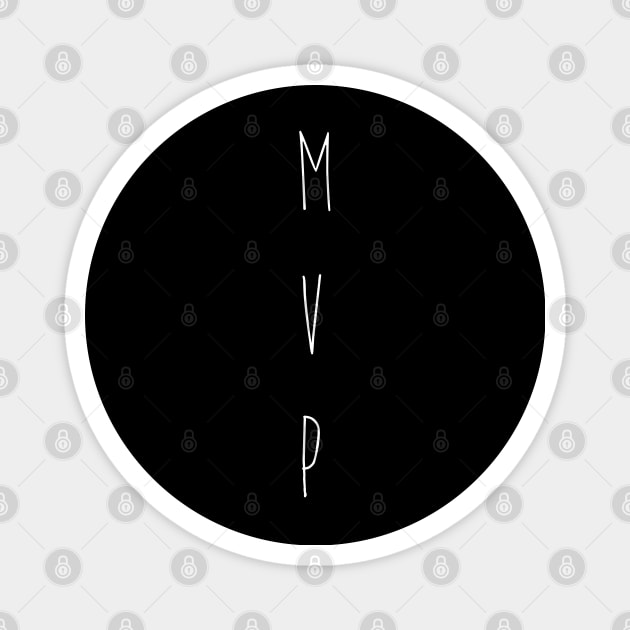 MVP - Basketball Magnet by Buff Geeks Art